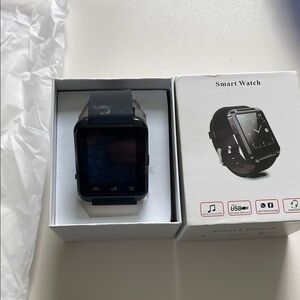 Smart Watch with Black Band